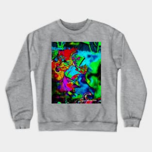 Spring Mood Hippie Abstract Graffiti Crewneck Sweatshirt